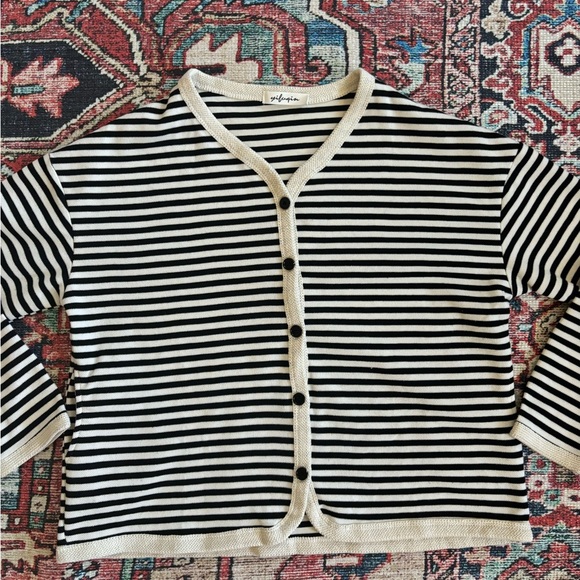 striped button up - Picture 3 of 7